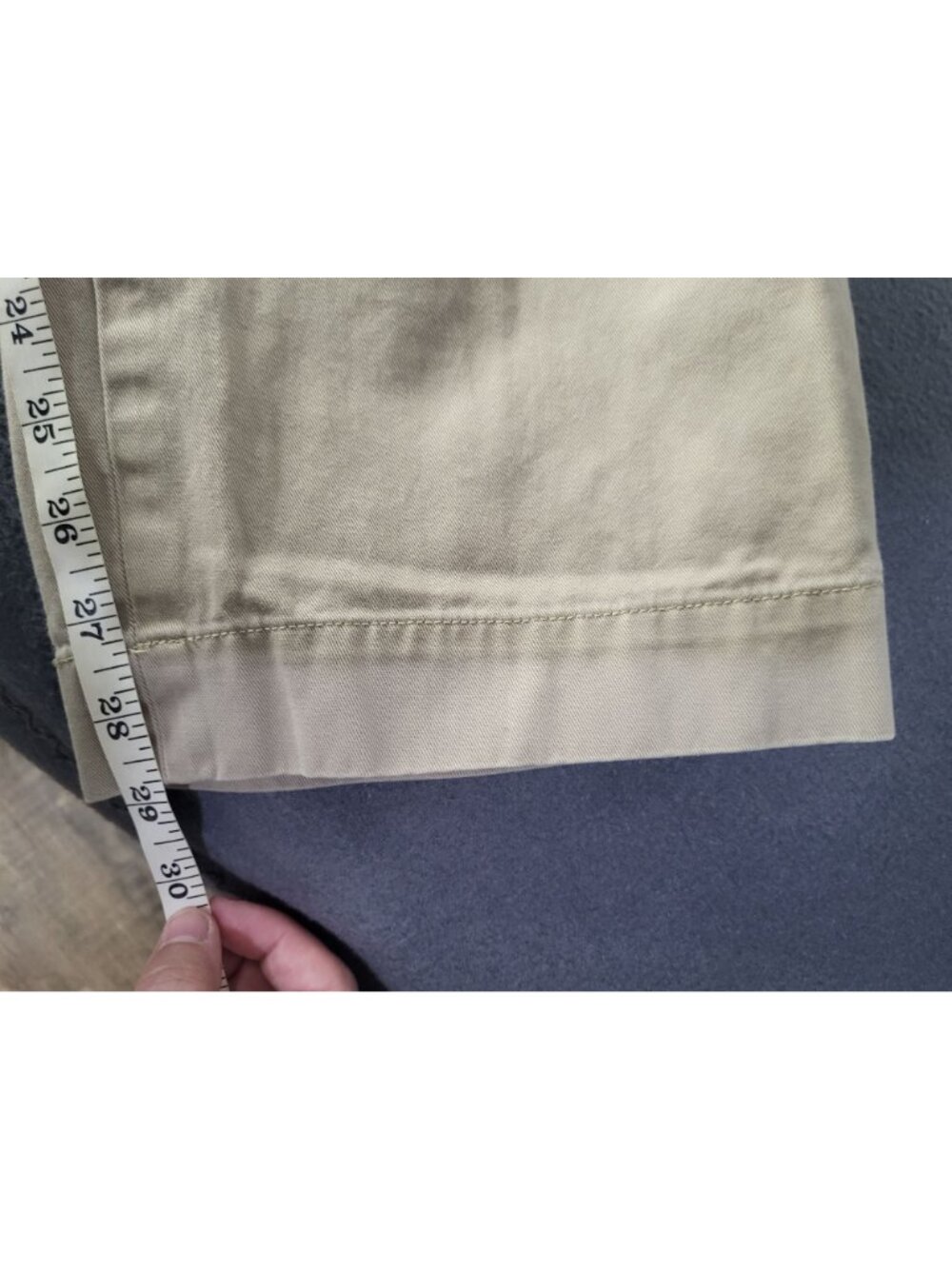 Polo By Ralph Lauren Men's 34x30 Andrew Pants Khaki Chino Pleated Vintage - Picture 6 of 8